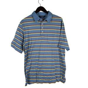 Polo Golf Ralph Lauren Pro Fit Short Sleeve Striped Shirt Large. Unique Colors